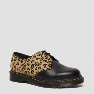 1461 LEPORD Calf Hair AND BLACK OXFORD DR. MARTENS